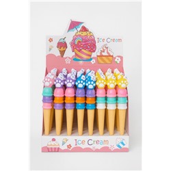 Ручка "Ice cream under the paw", mix, шоу-бокс 48 шт.