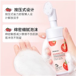 Мусс-пенка с экстрактом томата (силиконовая щеточка) IMAGES hyaluronic acid and tomato mousse cleanser, 120мл