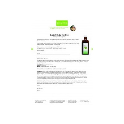 Krauterhaus Sanct Bernhardt Swedish Bitters Hair Tonic, 150 мл