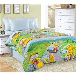 Покрывало стеганое из поплина Дорожный патруль Текс-Дизайн