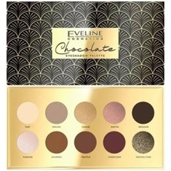 Eveline Палетка теней для век 10 тонов CHOCOLATE