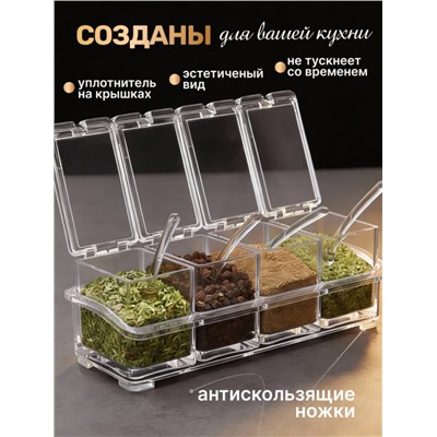 Набор баночек для специй (3680)