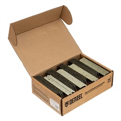 Гвозди для пнев. нейлера (крашен.) длина - 90 мм, диам. - 3,05 мм, 2000 шт. Denzel