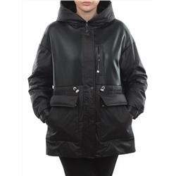M24-211 BLACK Куртка демисезонная женская (100 гр. синтепон)