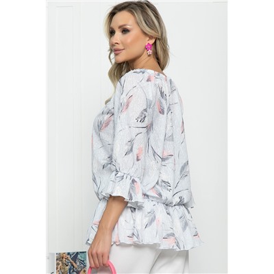 Блуза "Эндрита" (светло-серая) Б5583