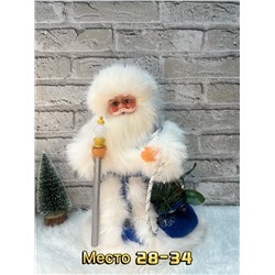 Дед Мороз поёт и музыку🔥🔥цена:450₽Коробок 1 штукМожно выбиратьВысота:30смРобот на батареейЖивой фото