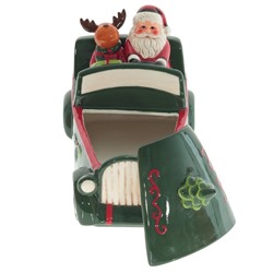 GAEM Конфетница "Санта",, 1500 мл, L25 W16 H16 см