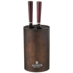 ПОДСТАВКА ДЛЯ НОЖЕЙ AGNESS "BEST" УНИВЕРСАЛЬНАЯ,11*18СМ