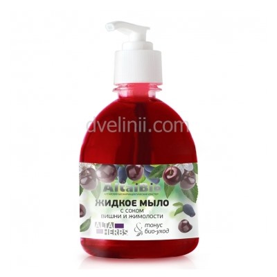 Жидкое мыло "Вишня-жимолость", 300 мл
