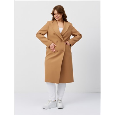 Пальто женское демисезонное 25775 (кэмел)