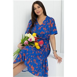 Платье Признание в любви (синее) П12654-25