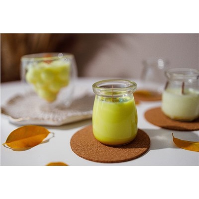 Набор баночек для специй Доляна «Парфе», 100 мл, 5.7×7 см, с пробковой крышкой, 12 шт., стекло