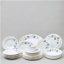 СТОЛОВЫЙ СЕРВИЗ LEFARD "ВАСИЛЬКИ" НА 6 ПЕР. 23 ПР.