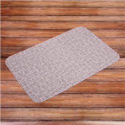 Салфетка плетеная 30*45см "Natural", серая