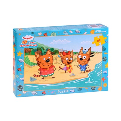 Пазлы 60 "Три кота (new 1)" (АО "СТС")