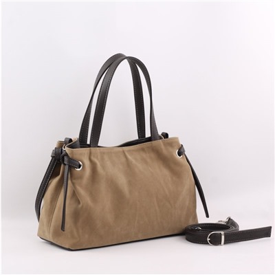 Сумка 505 эко-замша песочный