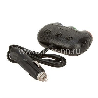 Разветвитель в авто Olesson (120W) 1632/A1044 на 3 устр-ва со шнуром