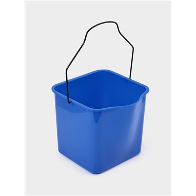 Тележка для уборки с отжимом и ведром, двухведерная, 46 л, на колёсах