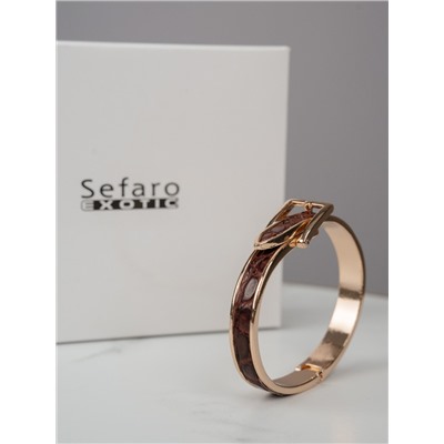 Браслет из кожи крокодила