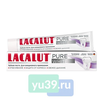Зубная паста LACALUT PURE WHITE 75 мл