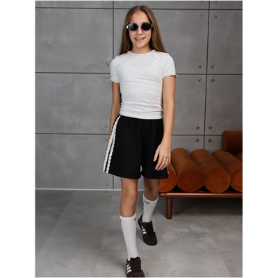 Шорты "Крош" Черный Девочка