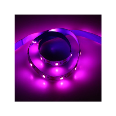 Фитолента для растений Luazon Lighting, светодиодная, 3.5 Вт, 0.5 м, IP20, 5 В, 60 LED/м, диммер, USB, SMD5050, мультиспектральная