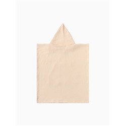 Пончо муслиновое детское LoveLife, 56×70 см, 100% хлопок, 120 г/м², сливочное