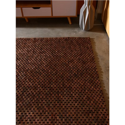 Коврик из тикового дерева, 200×200×0.7 см