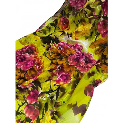 Шарф шифоновый с цветочным принтом Арт 0981/12