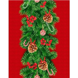 Дорожка двунитка №106 Еловая гирлянда