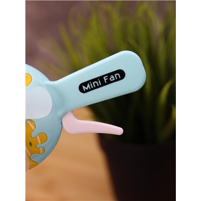 Портативный механический ручной вентилятор «Bagel», mix, шоу-бокс 24 шт.