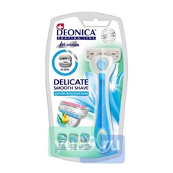 Станок для бритья DEONICA 3 FOR WOMEN со сменной кассетой
