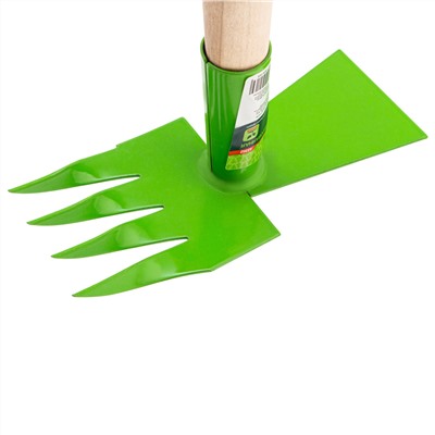 Мотыжка комбинированная, 80 х 380 мм, стальная, деревянная рукоятка, Агроном, Сибртех