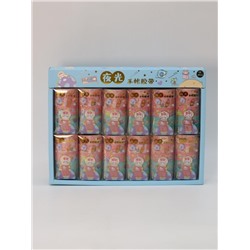 Набор декоративного скотча 5 шт. "Space bunny", red, шоу-бокс 12 шт.