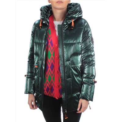 8018 DK. GREEN Пальто женское зимнее JARIUS (200 гр. холлофайбера)