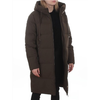 235 DK. GREEN Пальто зимнее женское (200 гр. холлофайбер)