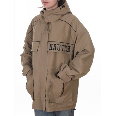 3101 DK. BEIGE Куртка демисезонная женская (100 гр. холлофайбер)