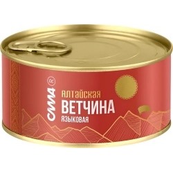 Ветчина Языковая сто ж/б 325гр.Алтайская Сила