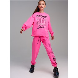 Комплект для девочки: толстовка, брюки