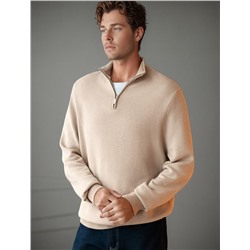 Джемпер жаккардовой вязки из пряжи двух оттенков