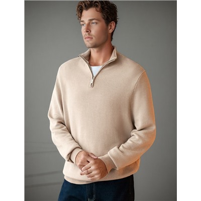 Джемпер жаккардовой вязки из пряжи двух оттенков