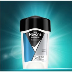 Rexona Antitranspirant DEOCREME Men Maximum Protection Clean Scent Дезодорант антиперспирант сухой крем, 45 мл