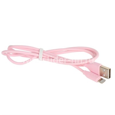 USB кабель для iPhone 5/6/6Plus/7/7Plus 8 pin 1.0 м AWEI CL-93 (розовый)