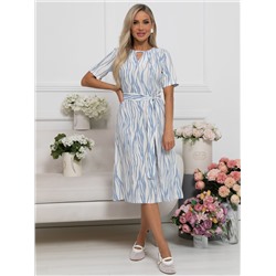 Платье Тоскана (голубо-белое) П15513-45М