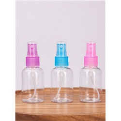 Бутылочка для хранения, с распылителем, 50 мл, МИКС, прозрачная