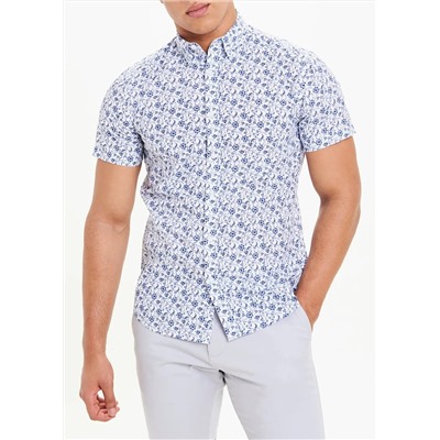 Short Sleeve Floral Shirt