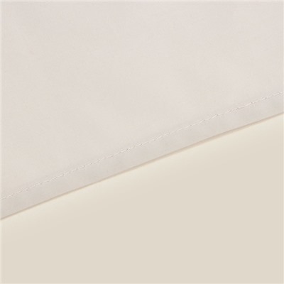 Простыня 1.5 спальная SL Home Percale 300ТС, 160×235 см, молочная, хлопок 100%