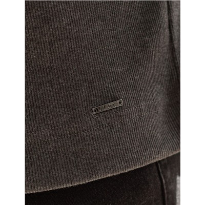 Лонгслив из премиального хлопка с эластаном