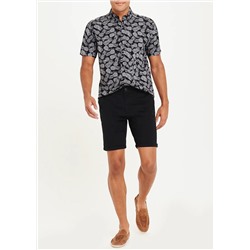 Short Sleeve Pineapple Print Shirt