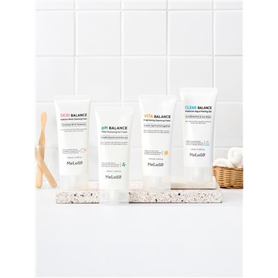 MeLoSo Очищающая пенка для лица с экстрактом камелии и алоэ / pH Balance Mild Cleansing Gel Foam, 130 мл